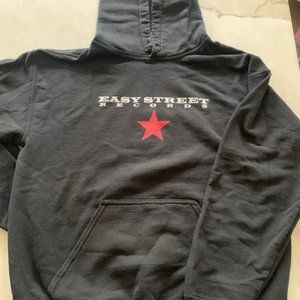 Vintage Seattle Institution Easy Street Records hoodie-Adult M